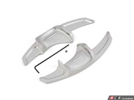 ES#4336235 - PGT004S - Billet Paddle Shifter Extensions - Silver  - High Performance Billet 6061 T6 Aluminum paddle extensions - LEYO - Volkswagen