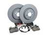 ES#4351874 - 34116855782KT13 - Front Brake Service Kit - JCW - Featuring Zimmerman rotors and ECS DD23 "Daily Driver" ceramic pads. - Assembled By ECS - MINI