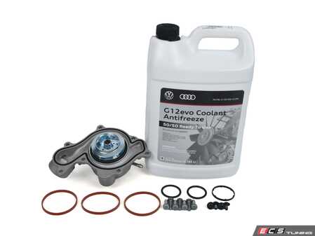 ES#4699391 - 06M121013D1KT - Water Pump Kit - Maintain proper operating temperature with a new water pump and hardware - Assembled By ECS - Audi