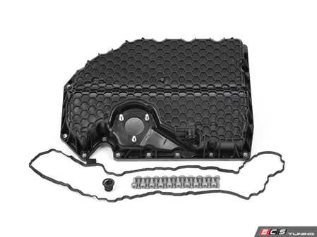 ES#4920511 - 06k103600r1KT - Oil Pan Replacement Kit - Includes an oil pan, oil pan gasket, drain plug, and hardware! - Bremmen Parts - Audi Volkswagen