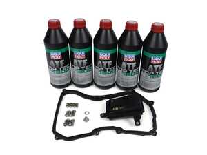 ES#4620179 - 09G325429DKT3 -  6 - Speed automatic transmission service kit - without Service Tool - Includes Liqui-moly fluid and Genuine VW filter and Elring pan gasket for a complete service. - Assembled By ECS - Volkswagen