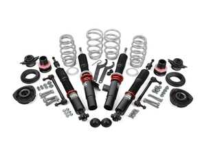 ES#4920882 - 056097la02KT - Tiguan MQB Adjustable Damping Coilover System - With Installation Kit - Features 32 way adjustable damping, variable length, zinc-coated shock bodies and performance sway bar end links. Includes all new mounts, bearings and hardware for a comprehensive suspension package. - ECS - Volkswagen