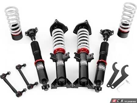 ES#5425088 - 061364LA01 - W204 C63 AMG Coilovers - Improve the comfort, performance, and style of your AMG! Featuring variable length shock bodies, adjustable sway bar end links, and 32-way adjustable damping for total suspension control. - ECS - Mercedes Benz