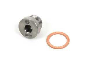 ES#3130916 - 106-07 - Billet Stainless Steel Magnetic Drain Plug - Capture harmful particles to prevent wear. M18x1.5 - LN Engineering - Porsche