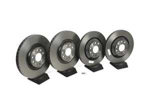 ES#5481159 - 3c0615301c11KT - Front & Rear UV Coated Brake Rotors - Set (340x30 / 310x22) - Features Brembo's special UV paint treatment that guarantees superior corrosion resistance. - Brembo - Audi Volkswagen