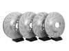 ES#4794431 - CRK7447 - Z23 Evolution Sport Brake Upgrade Kit - Front & Rear - Includes Z23 Carbon-Fiber Ceramic Brake Pads, Drilled & Slotted Zinc Plated Rotors, and stainless-steel hardware - Power Stop - BMW
