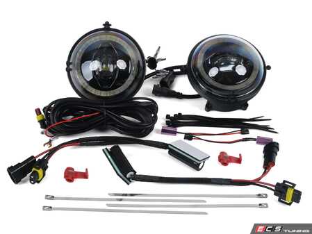 ES#4620268 - adl-r56-v3-clKT - DRL LED Halo Fog Lights V4 - Retrofit kit for upgrade to Halo DRLs. Now with LED main Fog Light.  Vinstar is the official and original maker of this style kit!! - Vinstar - MINI