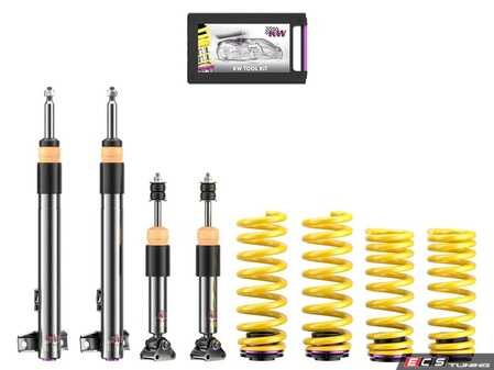 ES#5516376 - 352250BM - KW Coilover Kit V3  - KW V3 Coilovers deliver fully adjustable rebound and compression damping with stainless steel construction for a personalized balance of performance, handling, comfort, and ride height. - KW Suspension - Mercedes Benz