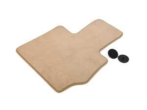 ES#3082820 - 51477449446 - Floor Mat Velours Driver Side - Beige - Genuine BMW driver side replacement floor mat - Genuine BMW - BMW
