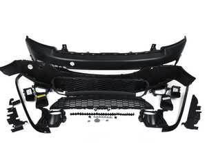 ES#4137356 - 51117283329KT - MINI Aero III JCW Front Bumper Kit - Used to upgrade your front bumper JCW Aero III design with factory upgraded Brake Ducts. - Assembled By ECS - MINI