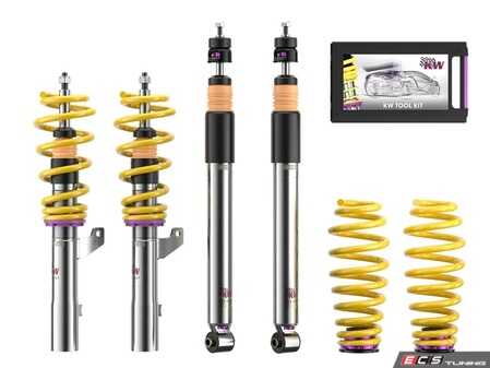 ES#2619543 - 35225443 - KW Coilover Kit V3 & HLS 4 - Adjustable rebound and compression damping with KWs HLS 4 hydraulic lift system, delivering customizable handling, performance, and added ground clearance when you need it. - KW Suspension - Mercedes Benz