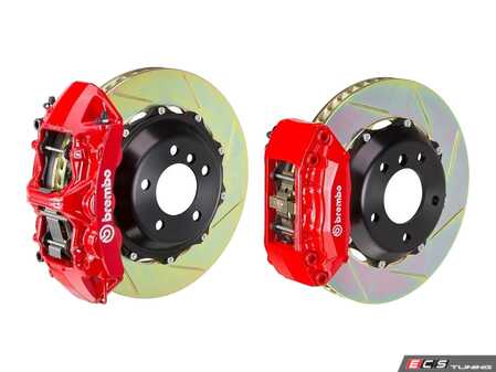 ES#5481133 - brme36bbkKT - Brembo GT 6 Piston and Brembo GT 4 Piston Big Brake Kit - The Brembo GT Big Brake Kit is the ultimate cure for soft pedal feel and brake fade, completely transforming both your stopping power and your vehicle's profile. - Assembled By ECS - BMW