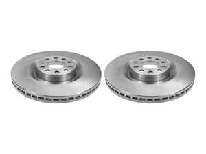 ES#5481824 - 1k0615301armKT - Front Brake Rotors - Pair (345x30) - Restore reliable stopping power and smooth braking to your VW/Audi with this direct-replacement vented front disc pair - Meyle - Audi Volkswagen