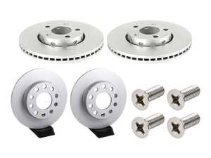ES#5484855 - 8e0615301qkt2KT5 - Front & Rear Brake Rotors - Set (288x25 / 245x10) - Featuring a protective Meyle Platinum coating. - Meyle - Audi