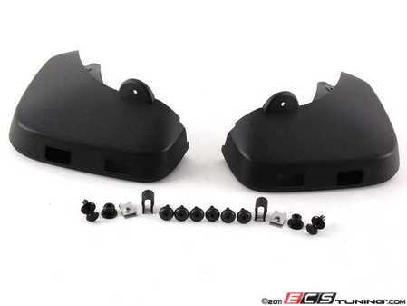 ES#458991 - 8P4075101 - Rear Splash Guard Set - Includes splash guards, hardware and basic mounting instructions - Genuine Volkswagen Audi - Audi