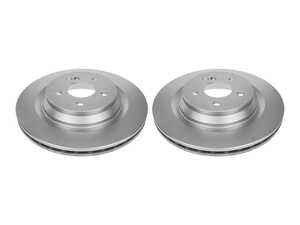 ES#3638618 - 221423101207KT2 - Rear Brake Rotors - Pair (320x24) - Does not include new rotor securing screws - Meyle - Mercedes Benz