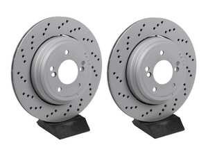 ES#4069194 - 34212282304KT - Rear Brake Disc Pair - Replacement Rear Brake Disc Pair from Zimmerman - Zimmermann - BMW