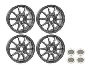 ES#4758807 - mgm17704100387KT - 17" Pro Race LT Matt Gunmetal - Set Of Four - 17"x7.0" 4x100 Bolt Pattern ET38 56.1CB, Team Dynamics - Team Dynamics - MINI