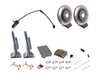 ES#4819365 - 8w0698451bfKT1 - Front And Rear Brake Service Kit  - Featuring genuine rotors, pad, sensors, and hardware - Assembled By ECS - Audi