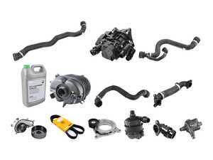 ES#4846247 - G20330XCSR2KT - Cooling System Refresh Kit - Level 2 - A more advanced refresh kit - with primary cooling system hoses and an accessory belt - Assembled By ECS - BMW