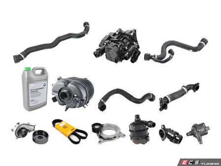 ES#4846247 - G20330XCSR2KT - Cooling System Refresh Kit - Level 2 - A more advanced refresh kit - with primary cooling system hoses and an accessory belt - Assembled By ECS - BMW
