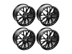 ES#4858338 - fs318855112gb3KT - 18" F1R FS3 Wheels - Set Of Four - 18x8.5 ET35 5X112 66.6CB - Gloss Black - F1R Wheels - Audi BMW Mercedes Benz MINI