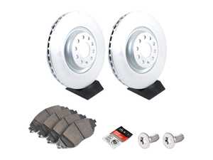 ES#5386659 - 1K0615301ADKT4 - Front Brake Service Kit - VW Arteon (340x30) - Featuring Genuine Rotors, pads, and wear sensors - Genuine Volkswagen Audi - Volkswagen