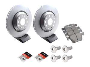 ES#5386671 - 1K0615301ADKT10 - Rear Brake Service Kit - VW Arteon (310x22) - Featuring Genuine Rotors, pads, and wear sensors - Genuine Volkswagen Audi - Volkswagen