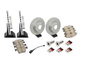 ES#5386687 - MK7145BS10KT1 - Front & Rear Brake Service Kit - MK7 Jetta 1.4T / 1.5T - Featuring ECS Rotors, pads, and wear sensors - Assembled By ECS - Volkswagen