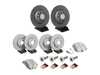 ES#5388392 - 5Q0615301HKT5 - Front & Rear Brake Service Kit - Featuring Zimmerman Rotors, Akebono pads, and wear sensors - Assembled By ECS - Volkswagen