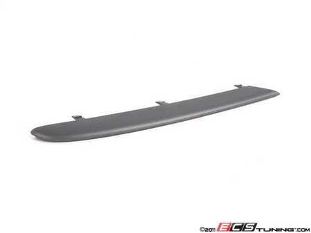 ES#74609 - 51117134094 - Front Bumper Trim - Right - Dark Silver. Inserted into the right portion of the front bumper - Genuine BMW - BMW