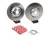 ES#5411989 - 34112284102kKT1 - Front Brake Service Kit  - Features SHW Performance cross-drilled rotors, EBC RedStuff pads, and wear sensors. - Assembled By ECS - BMW
