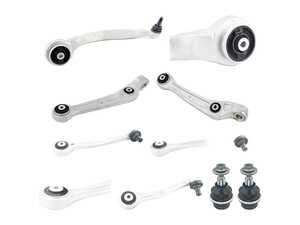 ES#5434642 - 4H0407152CKT1 - Lemforder Front Control Arm Kit - D4 Audi A8/S8 - Restore tight handling, smooth ride quality, and factory-fresh steering feel on your D4 A8/S8 with this complete, direct-fit front control arm kit that replaces every wear point in one shot. - Assembled By ECS - Audi