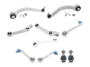 ES#5434641 - 4h0407152cKT - Meyle HD Front Control Arm Kit - D4 Audi A8/S8 - Restore tight handling, smooth ride quality, and factory-fresh steering feel on your D4 A8/S8 with this complete, direct-fit front control arm kit that replaces every wear point in one shot. - Meyle HD - Audi