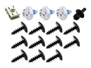 ES#5434854 - 3QF825236GKT - Belly Pan Installation Kit - Includes all necessary hardware to install your belly pan - Genuine Volkswagen Audi - Volkswagen