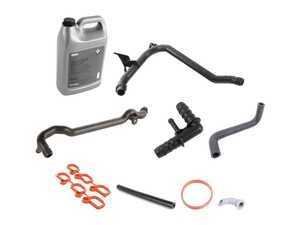 ES#5435247 - 11531705210KT1 - Heater Hard Line Replacement & Upgrade Kit  - Includes everything needed to replace heater coolant hard lines - Assembled By ECS - BMW