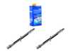 ES#5435376 - 4604285135KT - Front Brake Hose Replacement Kit - Includes front brakes hoses, and ATE type 200 DOT 4 Brake Fluid. - Assembled By ECS - Mercedes Benz
