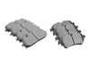 ES#5445249 - B9SFRP2KT - Front & Rear Performance Ceramic Brake Pad Set - Ceramic composite developed to meet ultra-low dust and noise requirements. - Hawk - Audi