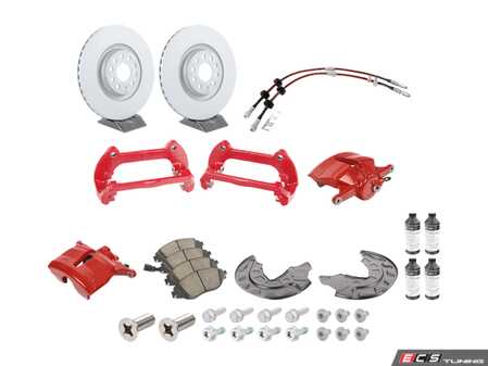 ES#5445301 - b70embbKT - OEM+ Big Brake Kit  - Hand-selected By Enthusiasts, For Enthusiasts - Assembled By ECS - Volkswagen