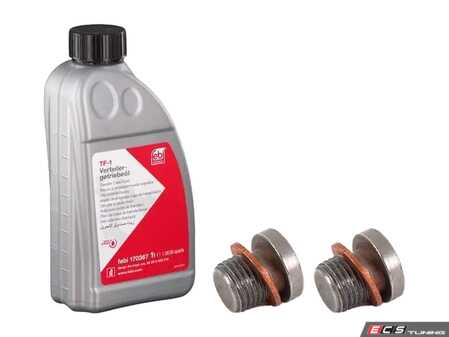ES#5445321 - G055515A2KT2 - Quattro Ultra Service Kit - Includes Febi Fluid and Two (2) Drain/Fill Plugs - Assembled By ECS - Audi