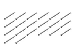 ES#5445586 - 000016000064KT - Cylinder Head Bolts - Set Of 20 - One time use bolts to secure the cylinder head to the block. - Genuine Mercedes Benz - Mercedes Benz