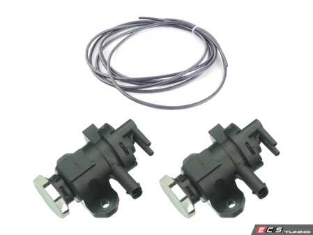 ES#5445708 - 11658509323bKT - Basic Boost Solenoid/Pressure Converter Kit - Includes new boost solenoids and vacuum lines - Assembled By ECS - BMW