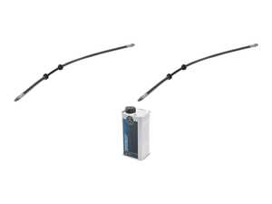 ES#5457065 - 2054200348KT - Front Brake Hose Kit - Featuring Front Genuine Mercedes-Benz Brake Hoses, and MB Spec Brake Fluid. - Genuine Mercedes Benz - Mercedes Benz