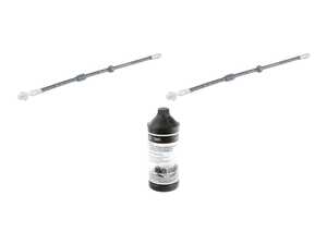 ES#5480680 - 1j0611701nKT - Front Brake Hose - Pair - Restore your pedal feel and braking confidence with a fresh pair of Genuine VW/Audi front brake lines. - Genuine Volkswagen Audi - Volkswagen