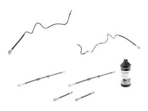 ES#5480689 - 1J0614750KT1 - Full Brake Line Kit - Restore your pedal feel and braking confidence with a fresh pair of Genuine VW/Audi brake lines. - Genuine Volkswagen Audi - Audi Volkswagen