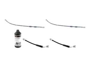 ES#5480768 - 5Q0611701CKT1 - Front & Rear Brake Hose Kit - Restore your pedal feel and braking confidence with a fresh pair of Genuine VW/Audi front brake lines. - Genuine Volkswagen Audi - Audi Volkswagen