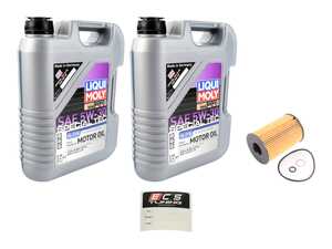 ES#5480790 - f10n63nosKT - Liqui Moly Special Tec B Oil Change Kit - Includes 10 Liters of 5w-30 Special Tec B FE Engine Oil and an OEM filter - Assembled By ECS - BMW