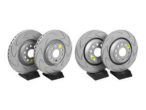 ES#5480834 - bsd7612KT - Front & Rear BSD Blade Brake Discs - Set (340x30 / 310x22) - Upgrade to the uniquely created blade slot designed for improved braking - EBC - Audi Volkswagen