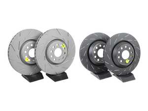 ES#5481051 - usr7827KT - Front & Rear USR Series Sport Slotted Rotors - Set (335x30 / 310x22) - Upgrade to a Turbo slotted rotor for improved braking - EBC - Volkswagen