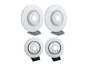 ES#5481096 - 3c0615301ckt1KT2 - Front Brake Rotors - Set (340x30 / 310x22) - Restore the stopping power in your vehicle - Zimmermann - Audi Volkswagen